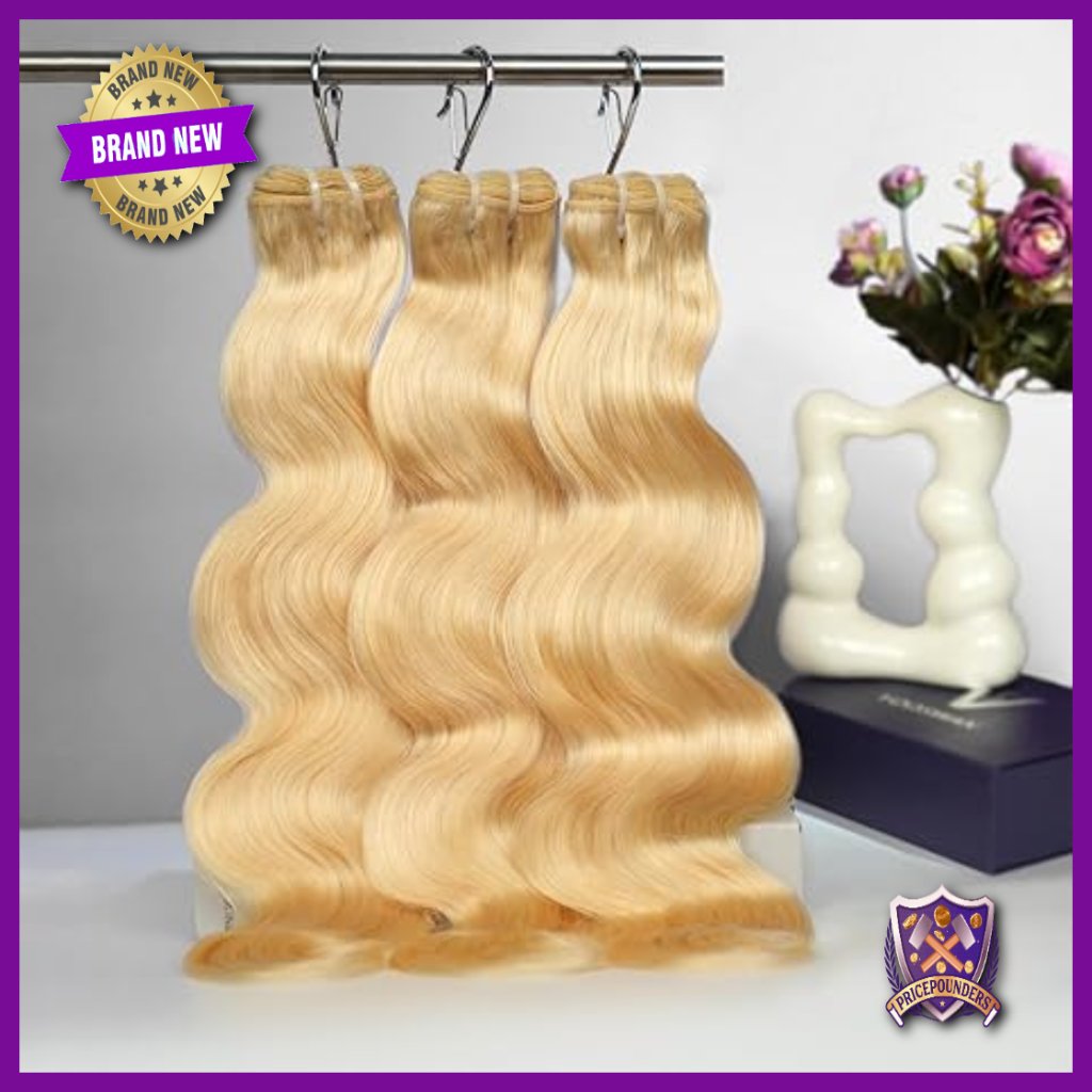 Raw Human Hair Bundles 16-20 Inch Body Wave Bleachable Dyeable
